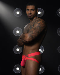 Super Bright Jock Neon Red - front view