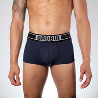 Low Rise Trunk - Navy/Grey - view 1