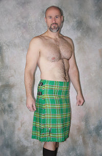 Pride of Ireland Kilt by KiltedBros - front view