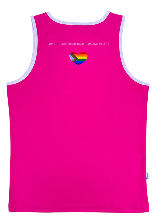 PRIDE POWER Pink Tank Top | MEN TANK TOP | KBAYO | OUTFAIR | OUTFAIR