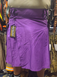 Utility Kilt in Purple by KiltedBros - front view