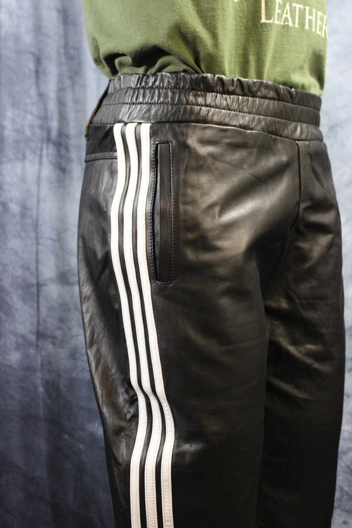 Leather Track Pants by The Otter and The Fox - view 7