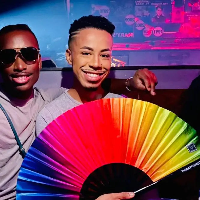 Rainbow Rave Fan (UV)