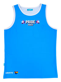 PRIDE POWER Light Blue Tank Top - front view