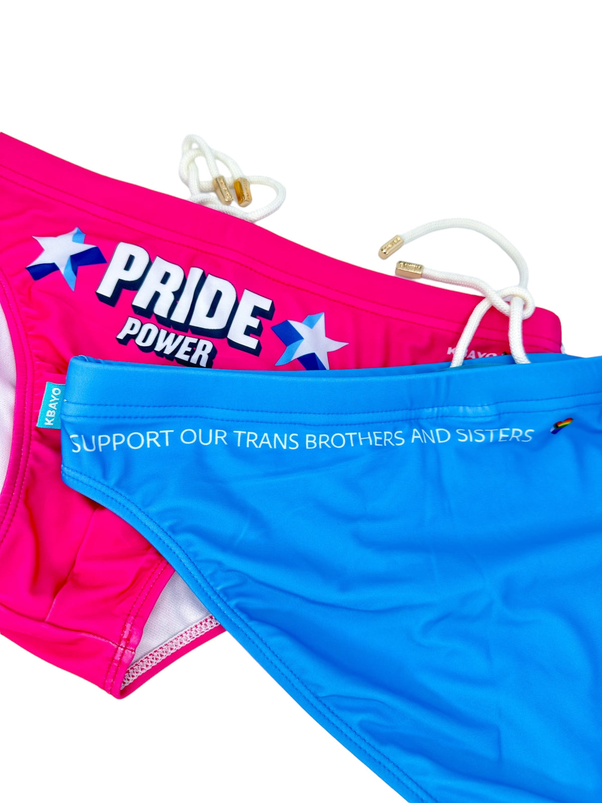 PRIDE POWER Pink Swimsuit | MEN SWIMWEAR | KBAYO | OUTFAIR | OUTFAIR