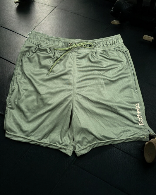 Military Green Gym Shorts