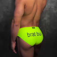 Modern Classic Swim Brief- "brat bui" LIMITED EDITION - view 1