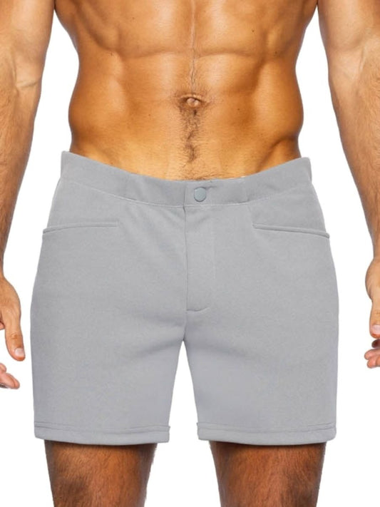 BIKE Athletic Men's activewear BAM207 Coaches Short 5 inch Inseam Color Color Gray