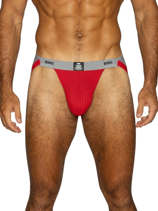 BIKE Athletic BAS308 Men's Underwear Swimmer Athletic Jockstrap Color Red