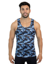 Blue Camo Tank Top - view 1