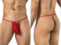 Seductive Red Lace Thong - view 1