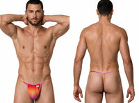 Mini Orange Print G-String - view 1