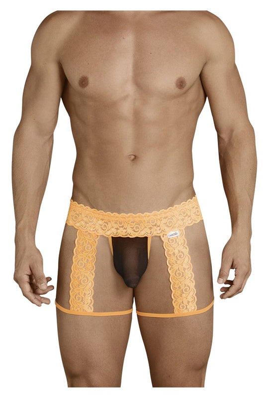 CandyMan Men's Underwear 99369X Thongs Color Hot Orange