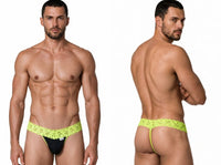 Sensual Green Lace Thong - view 1