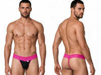 Sensual Pink Lace Thong - view 1