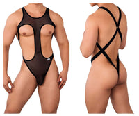 Black Mesh Bodysuit - view 1