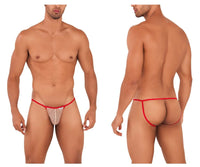 Micro Beige-Red Lace Jockstrap - view 1