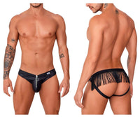 Fringe Black Jockstrap - view 1