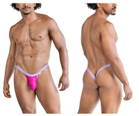 Pink Mesh Thong - view 1