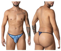 Water Prints Blue-White Thong - view 1