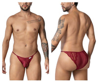 Burgundy Lace Brief - view 1