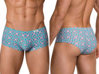 Low Rise Printed Blue Trunk - view 1
