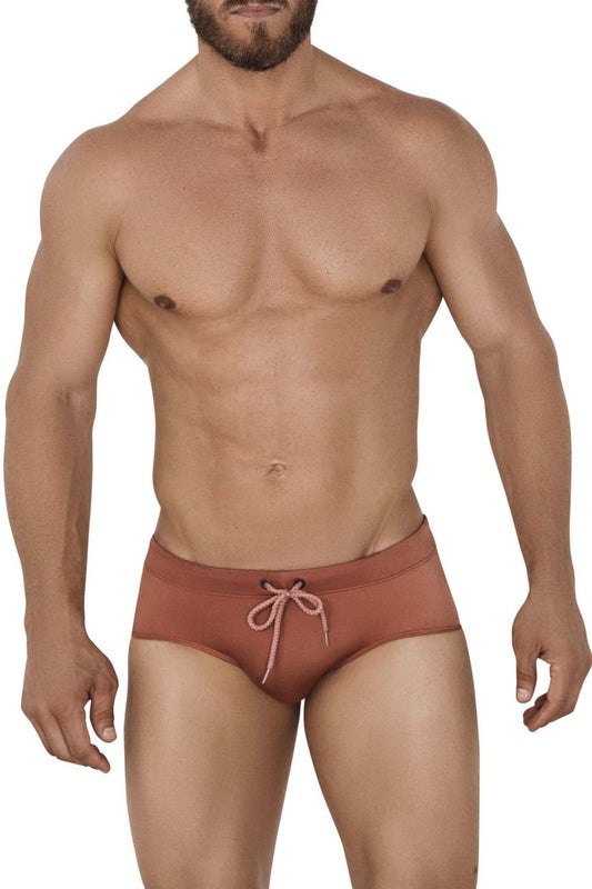 Clever Oasis Swim Briefs - Ochre