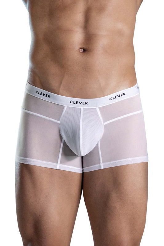 Clever Moda Men's Underwear 1673 Legend Trunks Color White