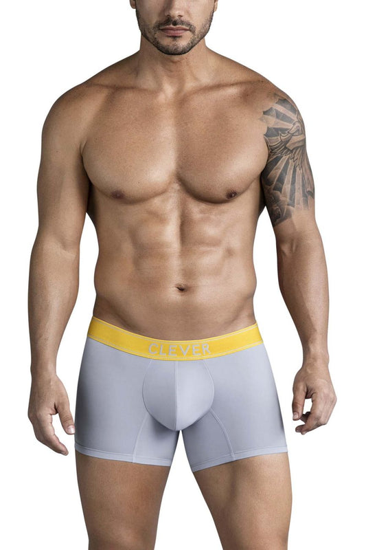 Clever Moda Men's Underwear 1755 Diseno Trunks Color Gray