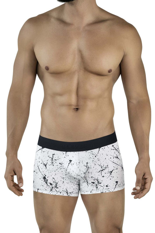 Clever Moda Men's Underwear 2050 Brochazos Trunks Color Black