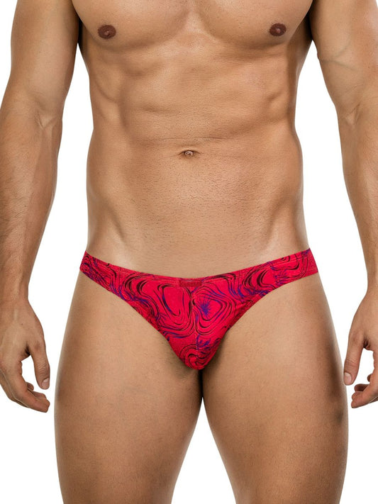 Clever Moda Men's Underwear 26028 Helion Bikini Color Red