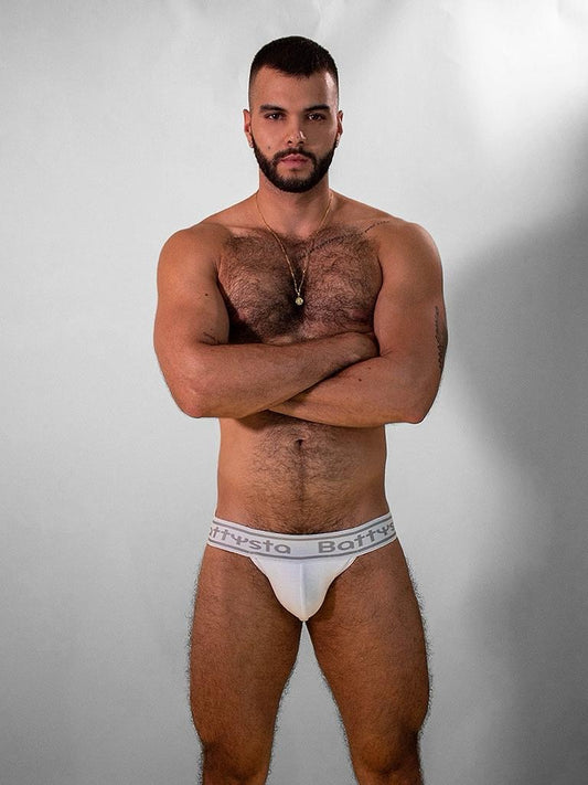 Ultra White Jockstrap | MEN UNDERWEAR | BATTYSTA | OUTFAIR | OUTFAIR
