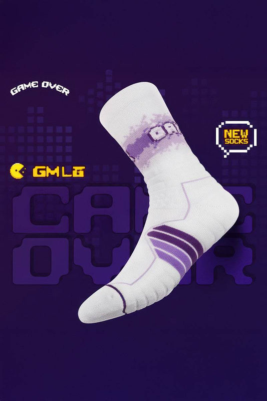 Elite Basketball Socks - High-Cut Terry Cushion Performance Crew Socks - view 2