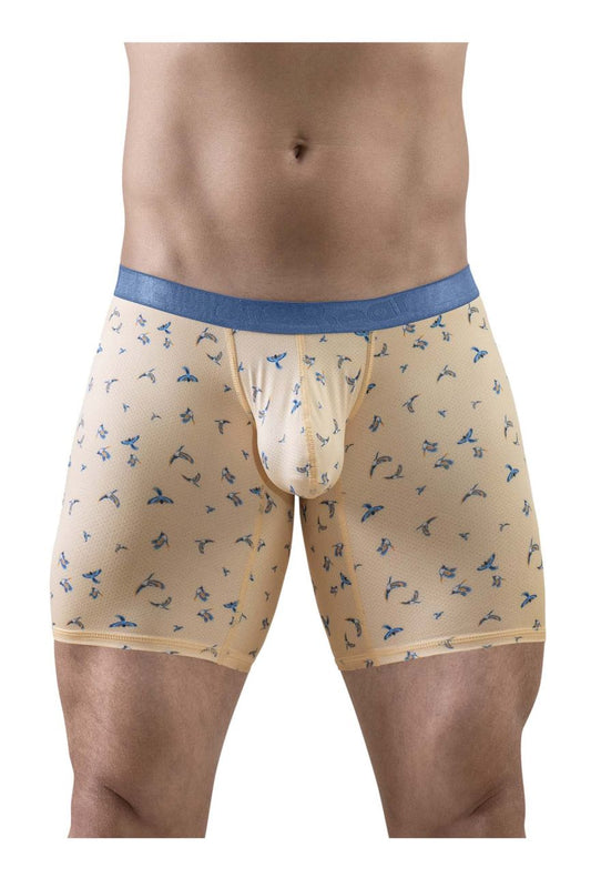 ErgoWear SLK SE Boxer Briefs - Peach-Birds