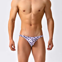 Purple Mesh Low Cut Swim Brief - view 1