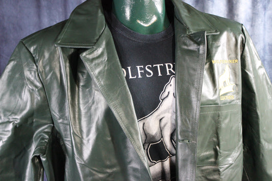 Leather Lab Coats Shirt - front view