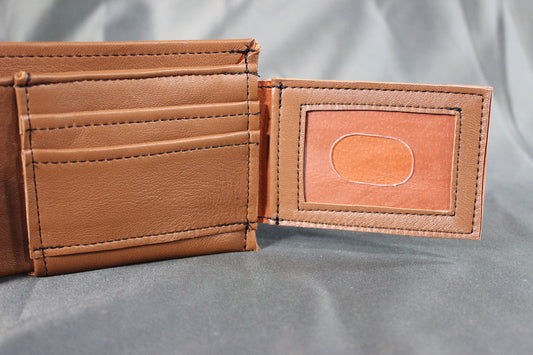 Classic Leather Wallet with Dual ID Flaps - view 2
