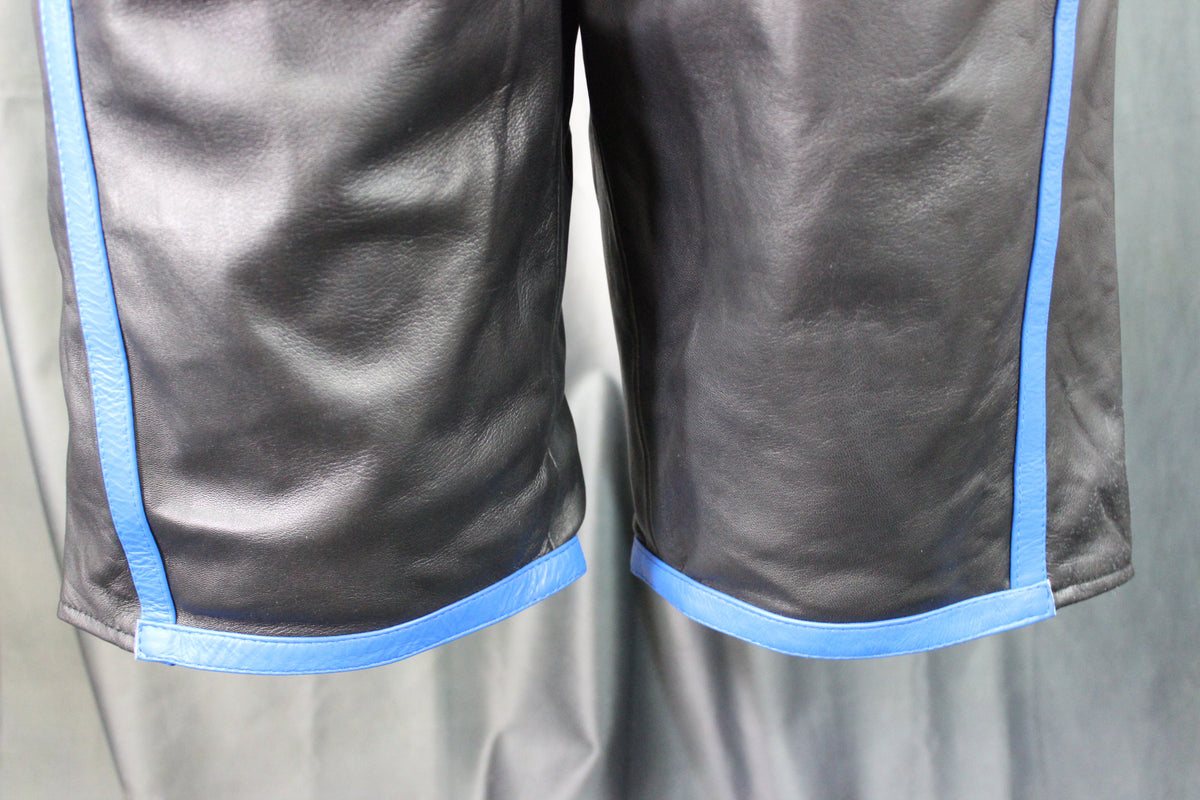 Basketball Shorts in Black and Blue - view 4