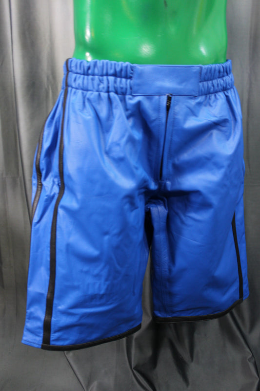 Basketball Shorts in Blue and Black - view 2