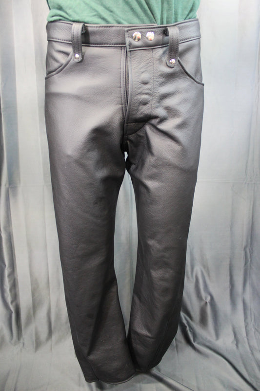 Classic Leather Pants - view 2