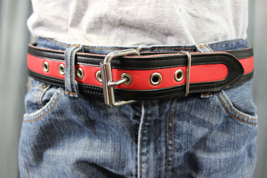 Two Tone Latigo Belts - view 2