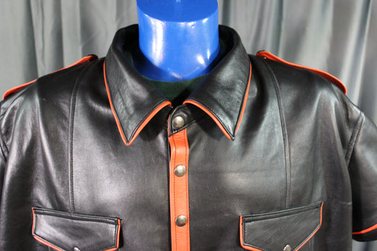 Formal Leather Dress Shirt - view 2