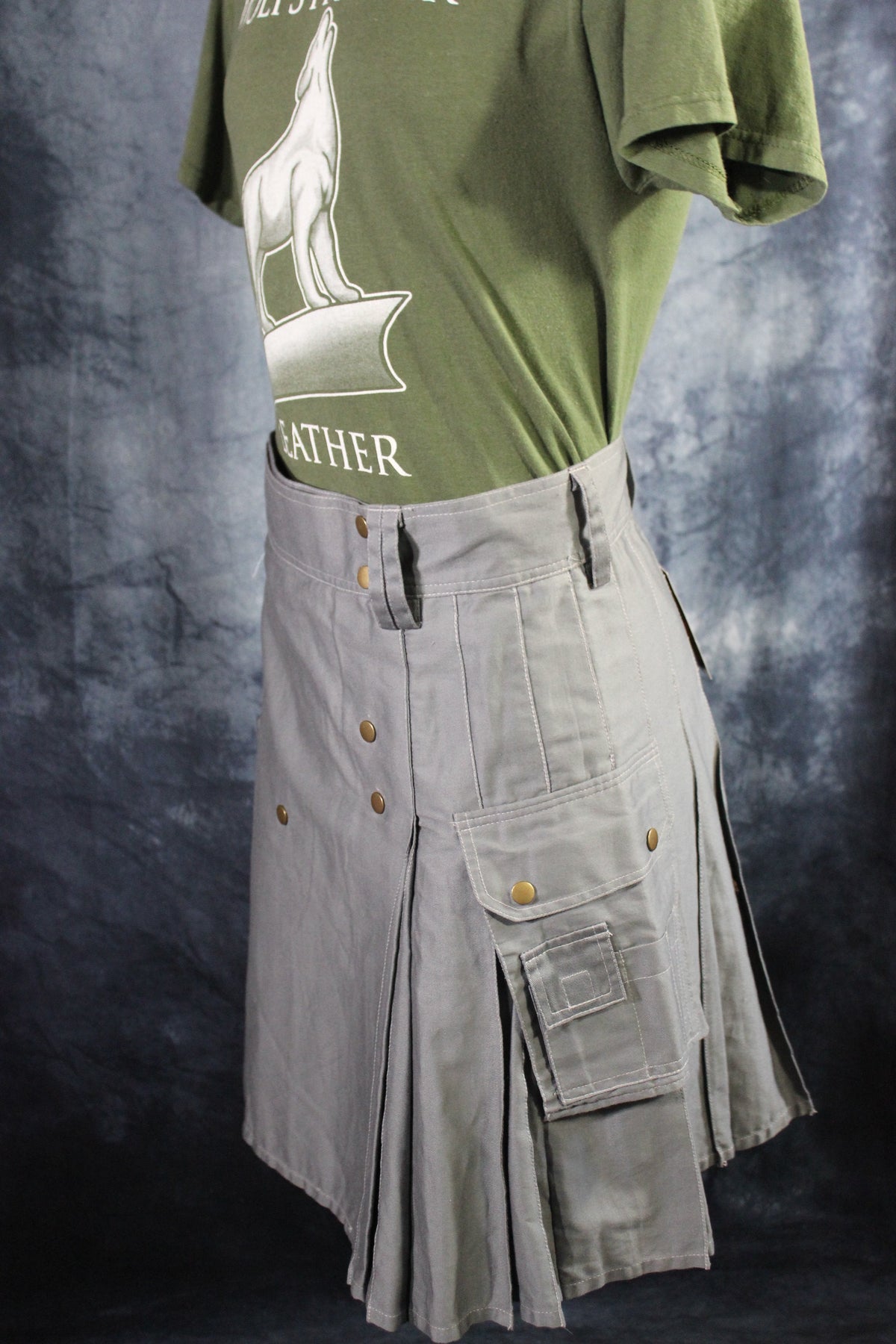 Classic KiltedBros Kilt in Grey - view 3