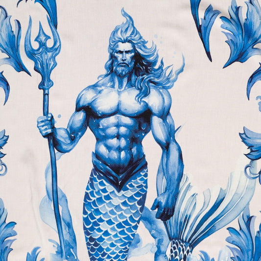 REI NETUNO 🧜🏽♀️ Canga de Praia- Brazilian Beach Towel (Sarong / Pareo)