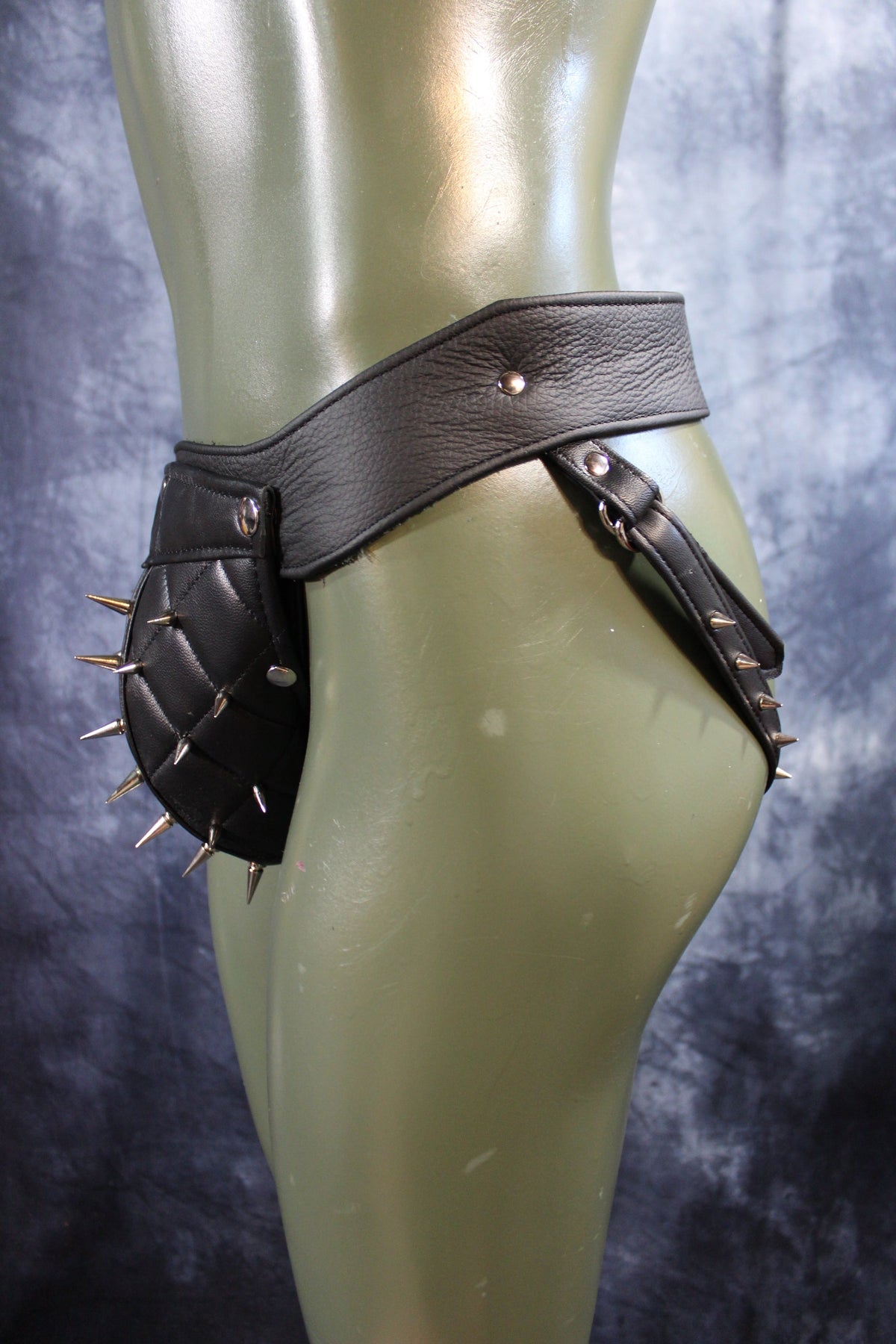 Spiked Quilted Jockstrap - view 8