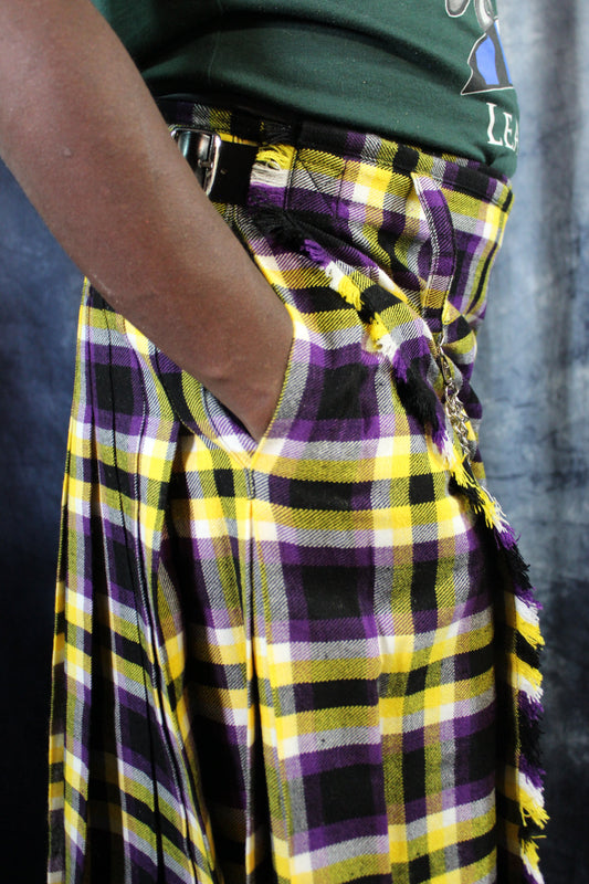 Non-Binary Pride Tartan Kilt - view 2