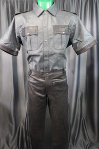 Formal Leather Shirts by The Otter and The Fox - front view