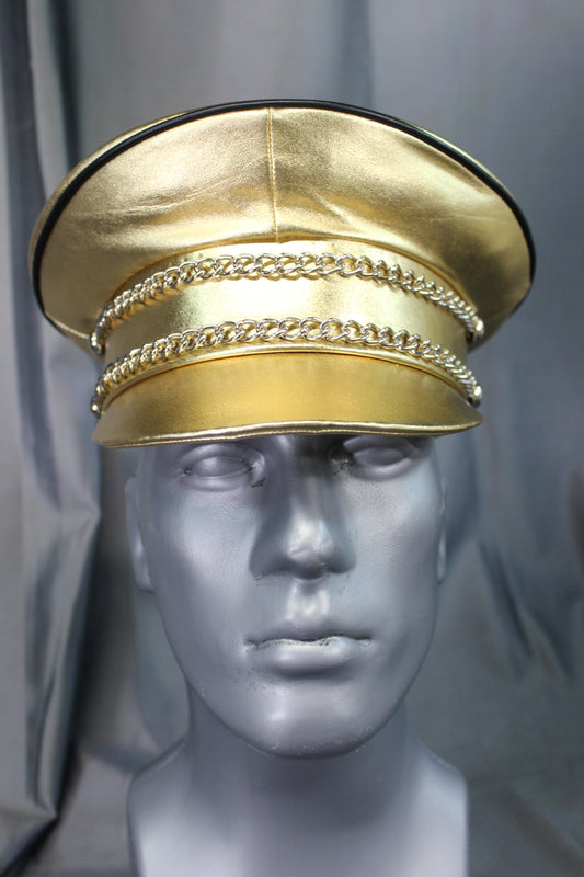 OnF Muir Cap in Gold with Black Trim - view 2