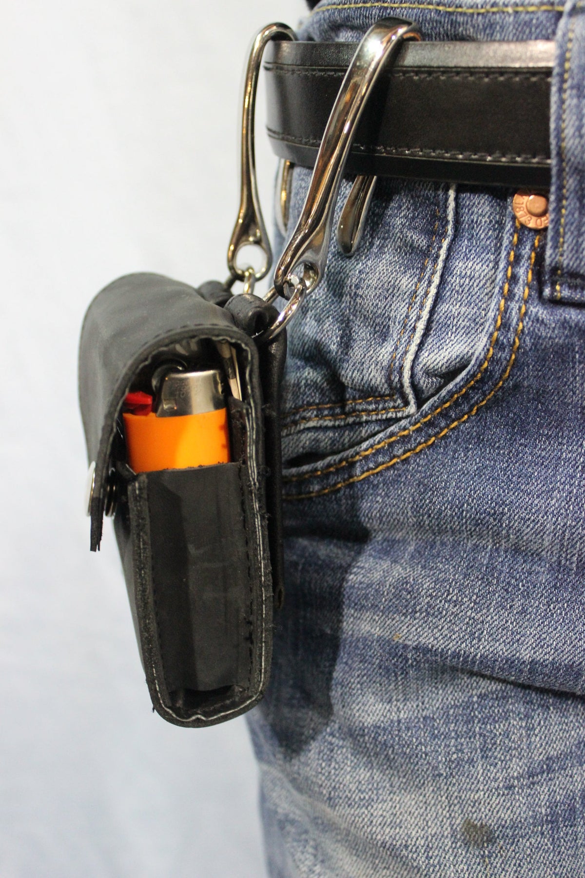 Leather Cigarette / Lighter Case - view 4
