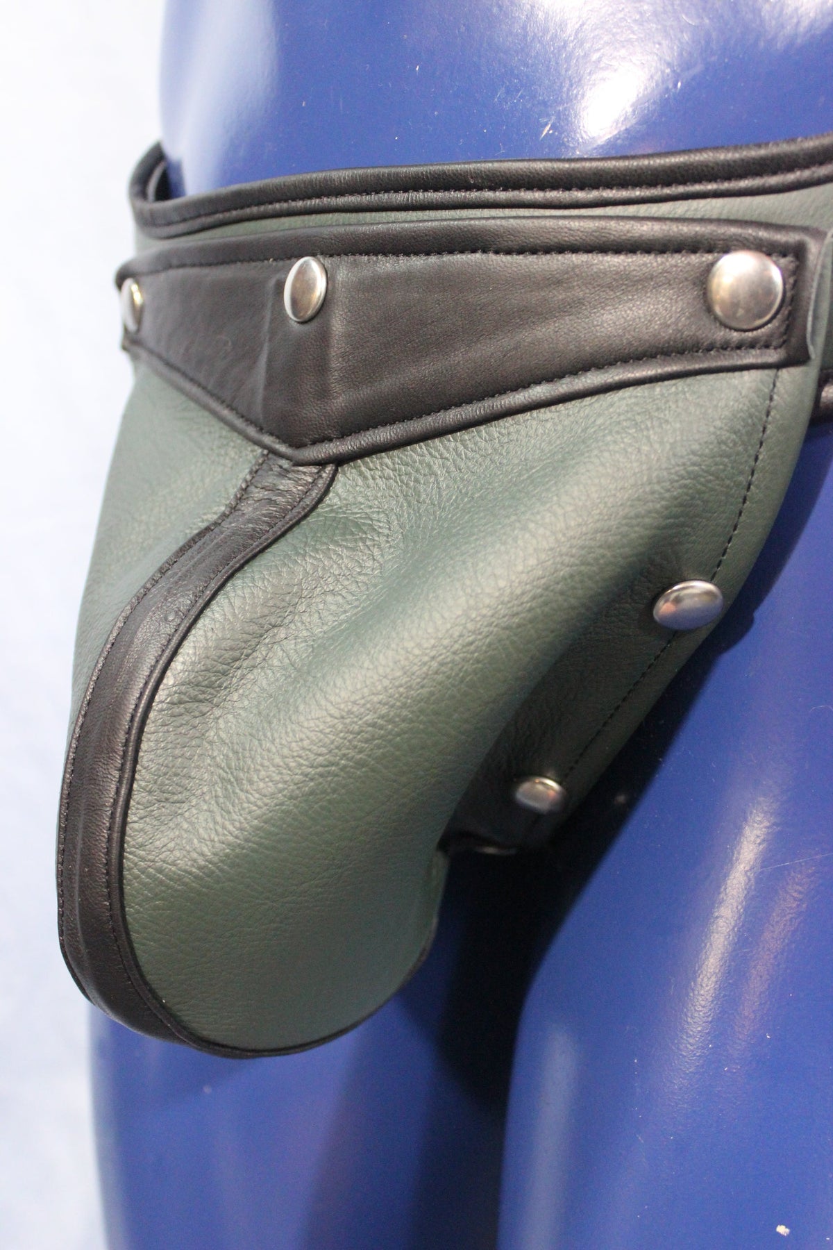 Two Toned Waistband Jock with Interchangeable Codpiece - view 9